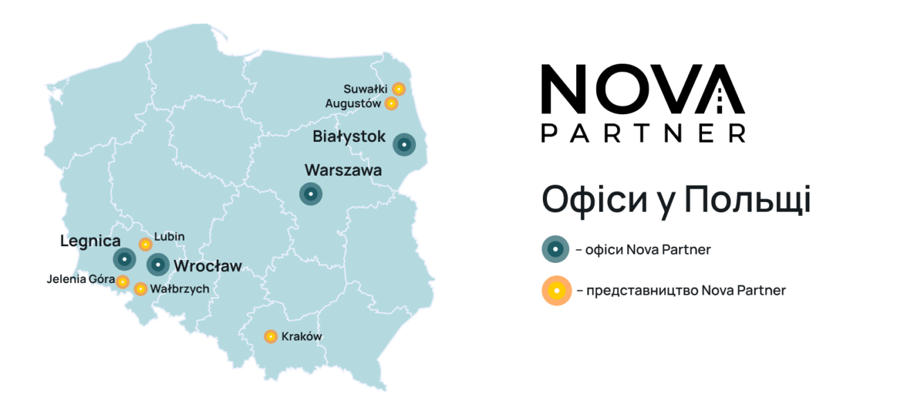 Відділення Nova Partner у Польщі робота в Uber / Bolt / FreeNow